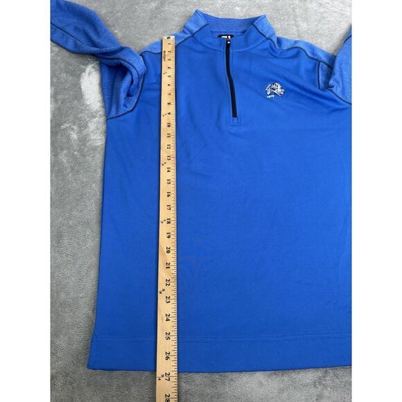 FootJoy 1/4 Zip Golf Pullover Jacket Men's Size Medium Blue - Picture 10 of 11